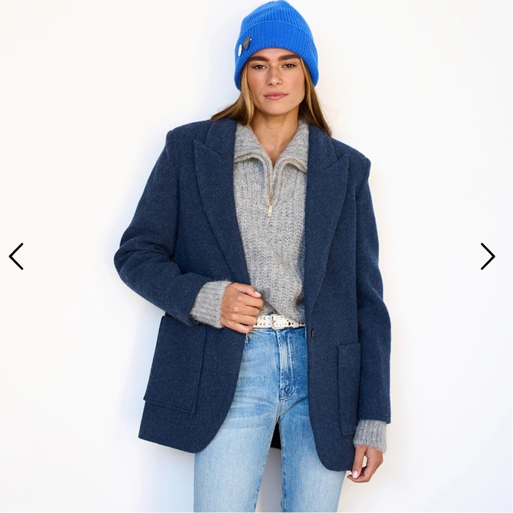 BA&SH KOST BLAZER BLEU
